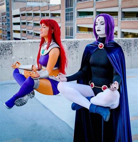 raven and starfire costume|Raven and starfire costume